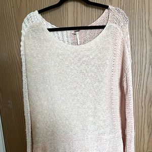 Free People Pink Sweater